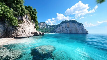Obraz premium Secluded Beach Cove