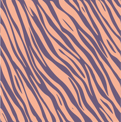 Peach and Purple Zebra Stripe Pattern