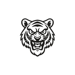 Vector of a tiger head.