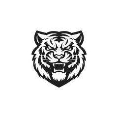 Vector of a tiger head.