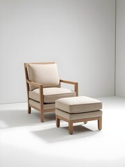 Armchair with Ottoman