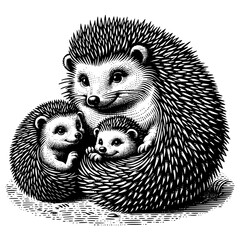 Hedgehog Drawing