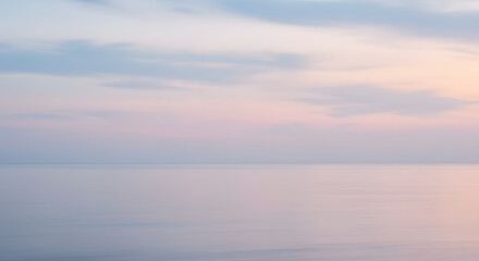 Fototapeta premium Dreamscapes of Dawn: An Indistinct Melody of Atmosphere and Water 