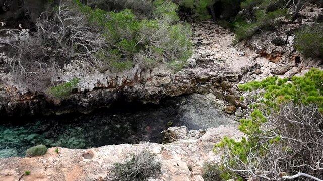 Beautiful cove in Mallorca called Cala Beltran
