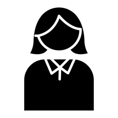Worker Female Icon