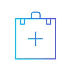Obraz premium shovel gradient icon
