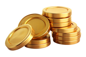 Gold coins stack
