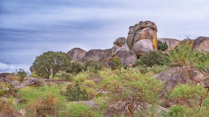 Natural Monument of Los Barruecos, Malpartida de Cáceres, Cáceres, Extremadura, Spain, Europe