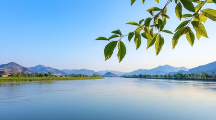 Serene River Landscape