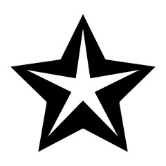 Obraz premium Glowing Star Icon