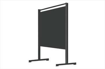 School blackboard. Green and black board with wooden frame and chalk. Realistic blank blackboards with chalk dirt texture. Classroom,
