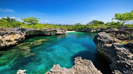 Secluded Tropical Cove