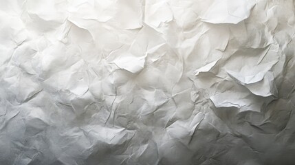 Fototapeta premium Abstract background of crumpled white paper. Perfect for design and texture overlays.