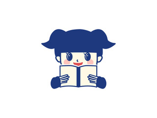 本を読む女の子