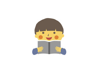 本を読む男の子