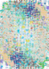 Fototapeta premium An abstract transparent psychedelic wavy vignette design element overlay.