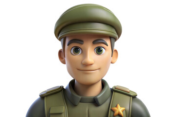 3D Cartoon Soldier