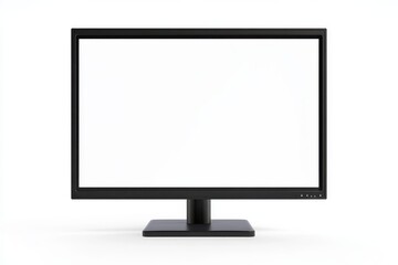 Fototapeta premium 3D Gaming Monitor Isolated and White Background