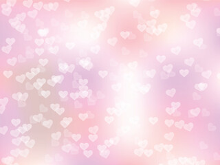 Love heart shape beautiful bokeh background