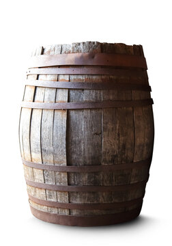 Old wooden barell