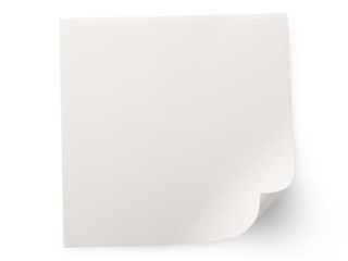 Blank sheet of paper