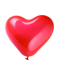 Red heart shaped balloon
