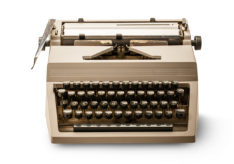 Typewriter with latin alphabet