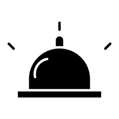 Obraz premium Desk Bell Icon