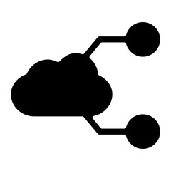 Cloud Networking Icon