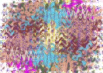 Fototapeta premium An abstract transparent psychedelic wavy vignette design element overlay.