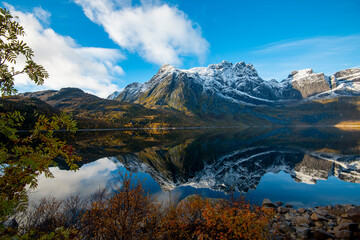 Lake Storvatnet near Nusfjord - Norway
