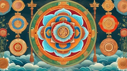 thai art painting