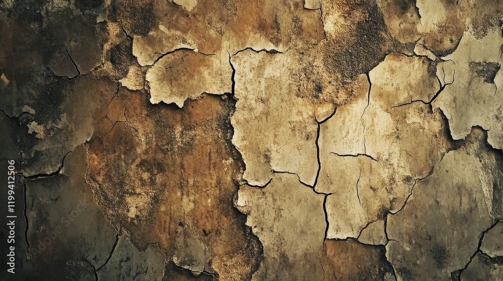 Poster grunge background with cracked and weathered wall texture. perfect for design projects.