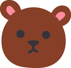 Hand Drawn Bear Face