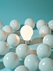 Lightbulb Bokeh with Round Objects