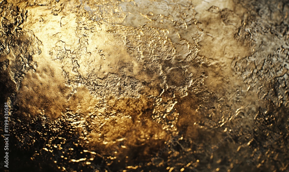Poster Golden Texture Background Rich Metallic Surface Abstract Design Element