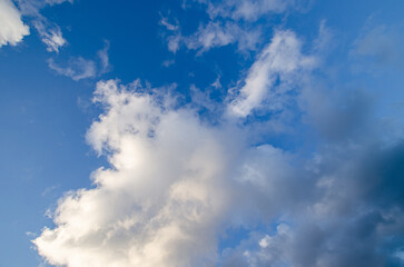 Obraz premium blue sky with clouds
