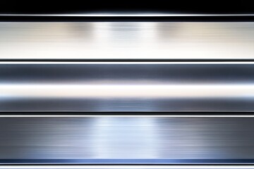 Obraz premium Sleek Metal Texture Background Modern Brushed Steel Design