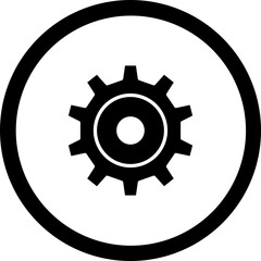 Cog Wheel Vector Icon Design