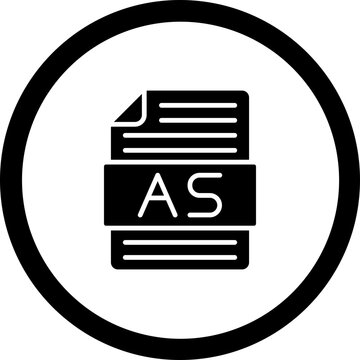 As Vector Icon Design