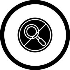 Prohibited Vector Icon Design