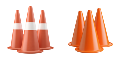 Training cones for footwork drills, ideal for athletes and coaches. Enhance agility and coordination with these durable cones