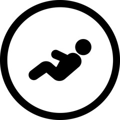 Sit Ups Vector Icon Design