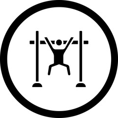 Pull Ups Vector Icon Design