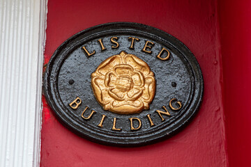 Listed Building Plaque