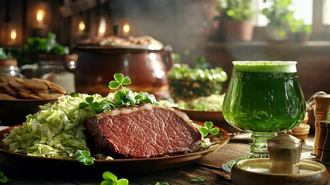 A St. Patrick's Day Feast: Corned Beef and Cabbage