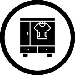 Wardrobe Vector Icon Design