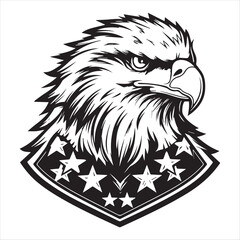 coat of arms with eagle and shield