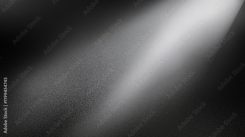 Poster abstract gradient background with a soft spotlight effect on a black grunge textured wall. gray and 