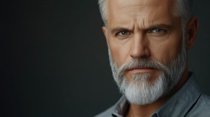 Grizzled Actor with Facial Hair